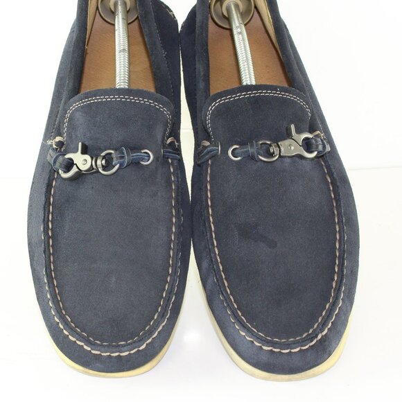 John Varvatos Blue Suede Loafer Slip On Shoe (11 US) main image 10